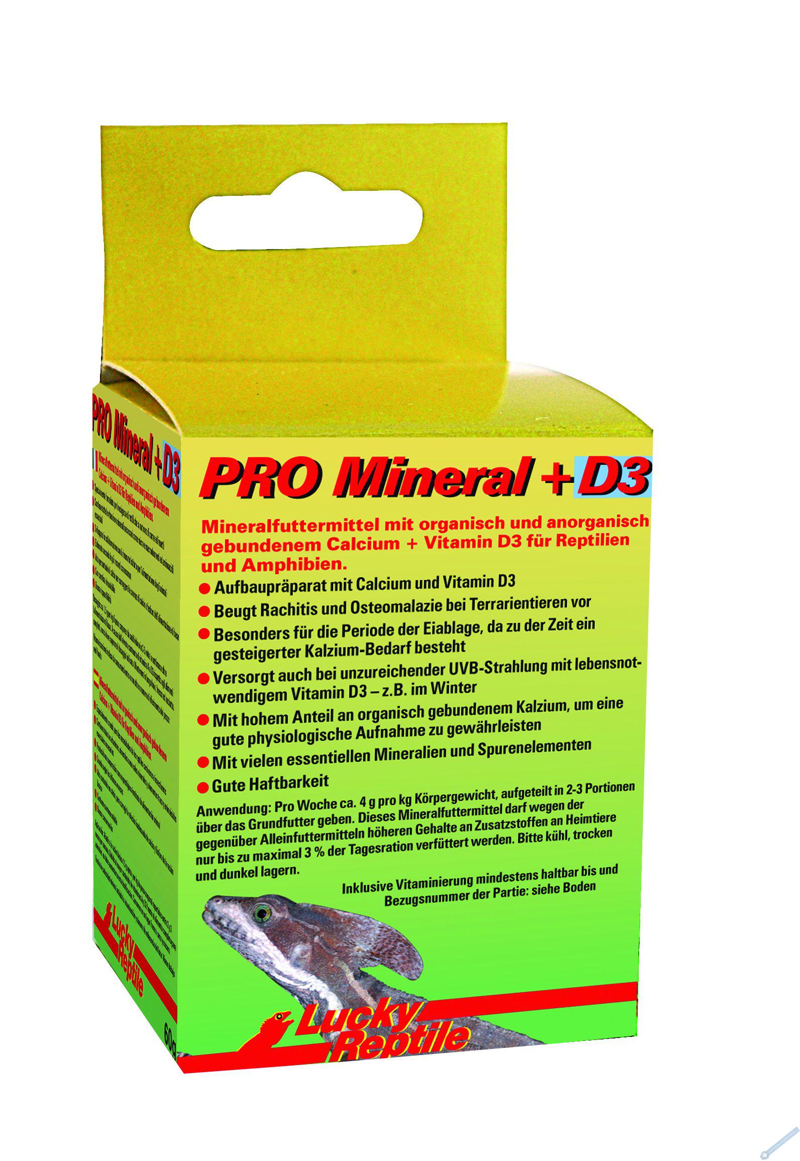 Lucky Reptile PRO Mineral D3 60g