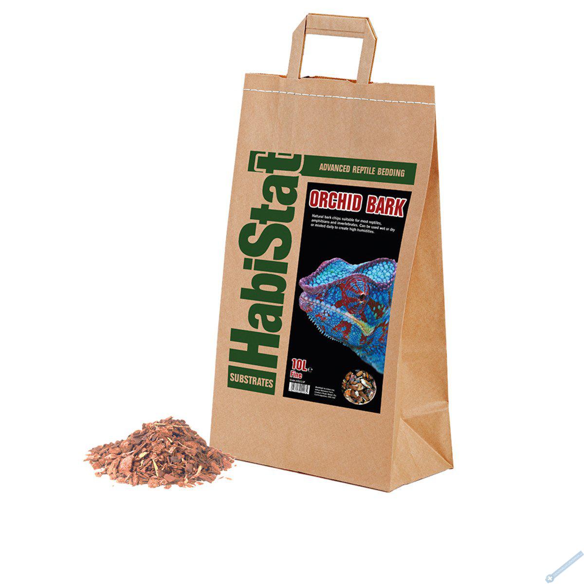 HabiStat Orchid Bark Substrate jemn 10l