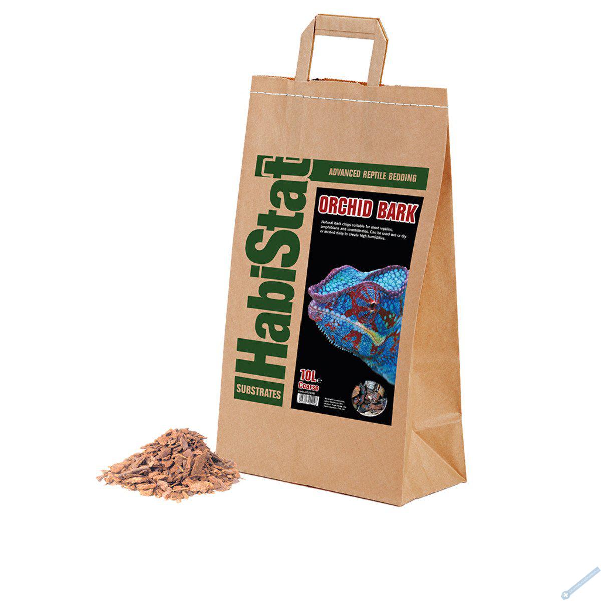 HabiStat Orchid Bark Substrate hrub 10l