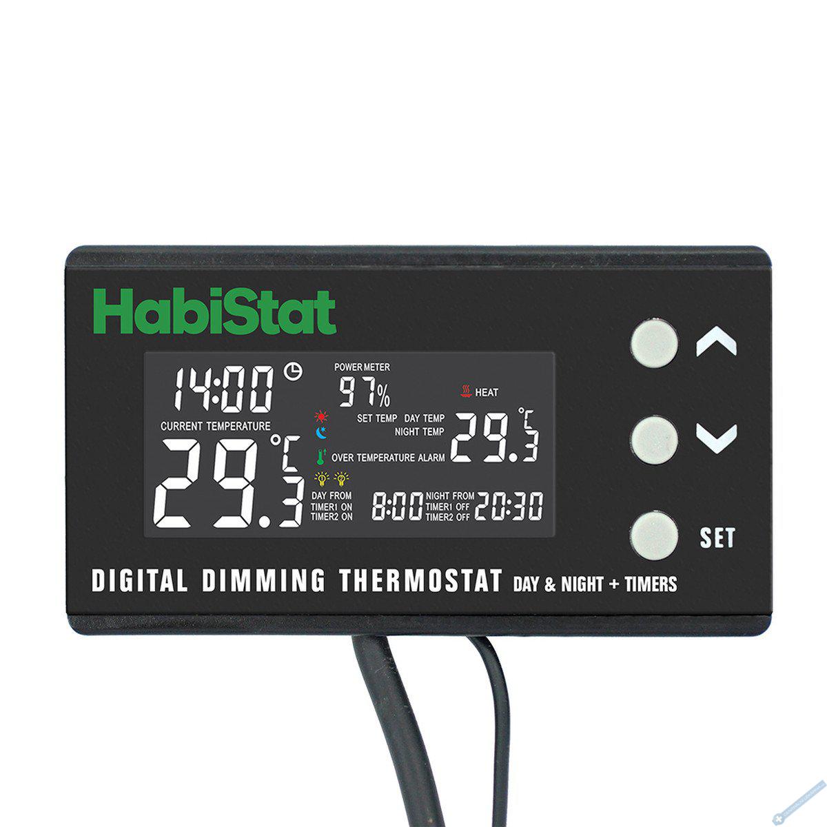 HabiStat Digital Dimming Thermostat, den/noc - stmívací