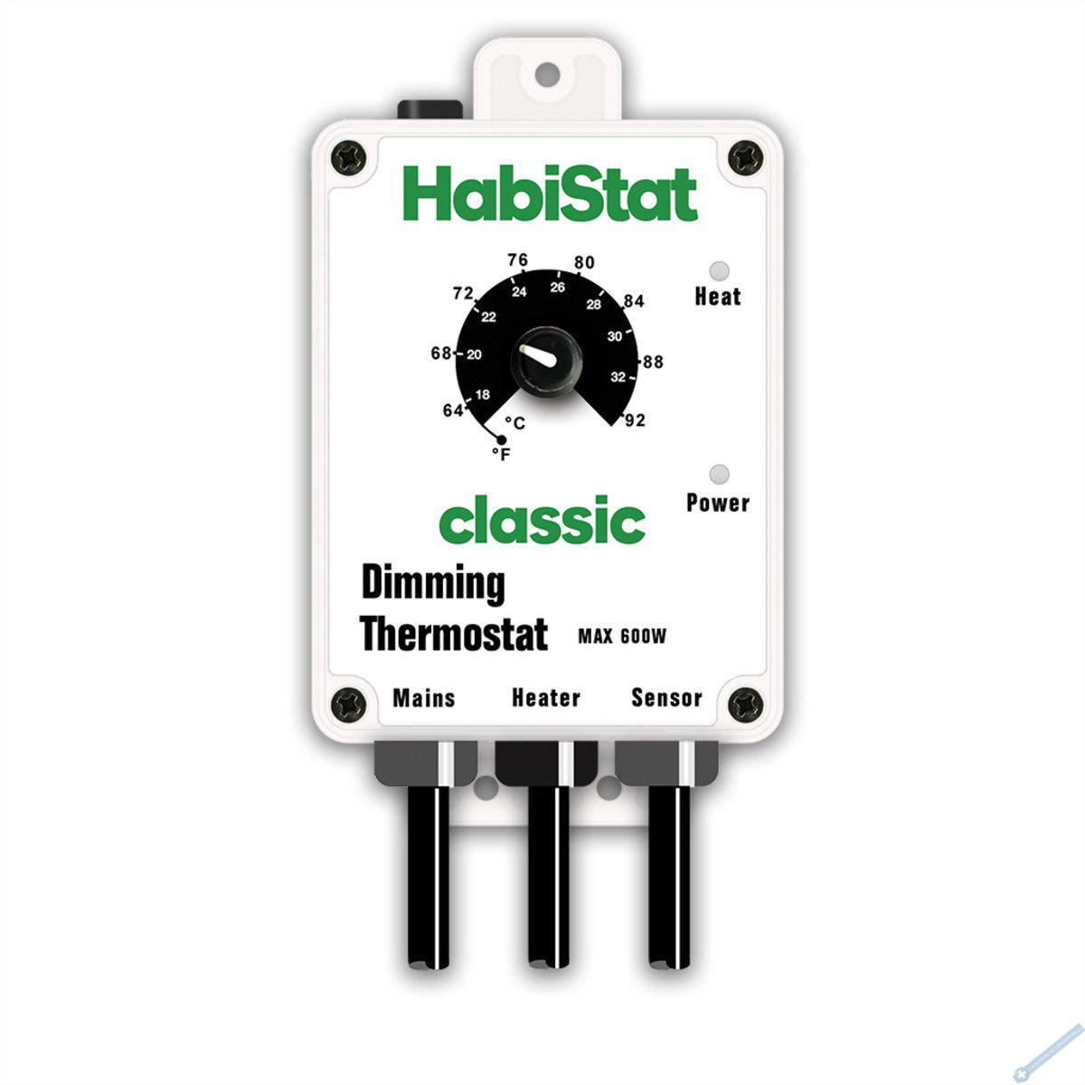HabiStat Dimming Thermostat - stmvac 16 - 34C (Standard) bl