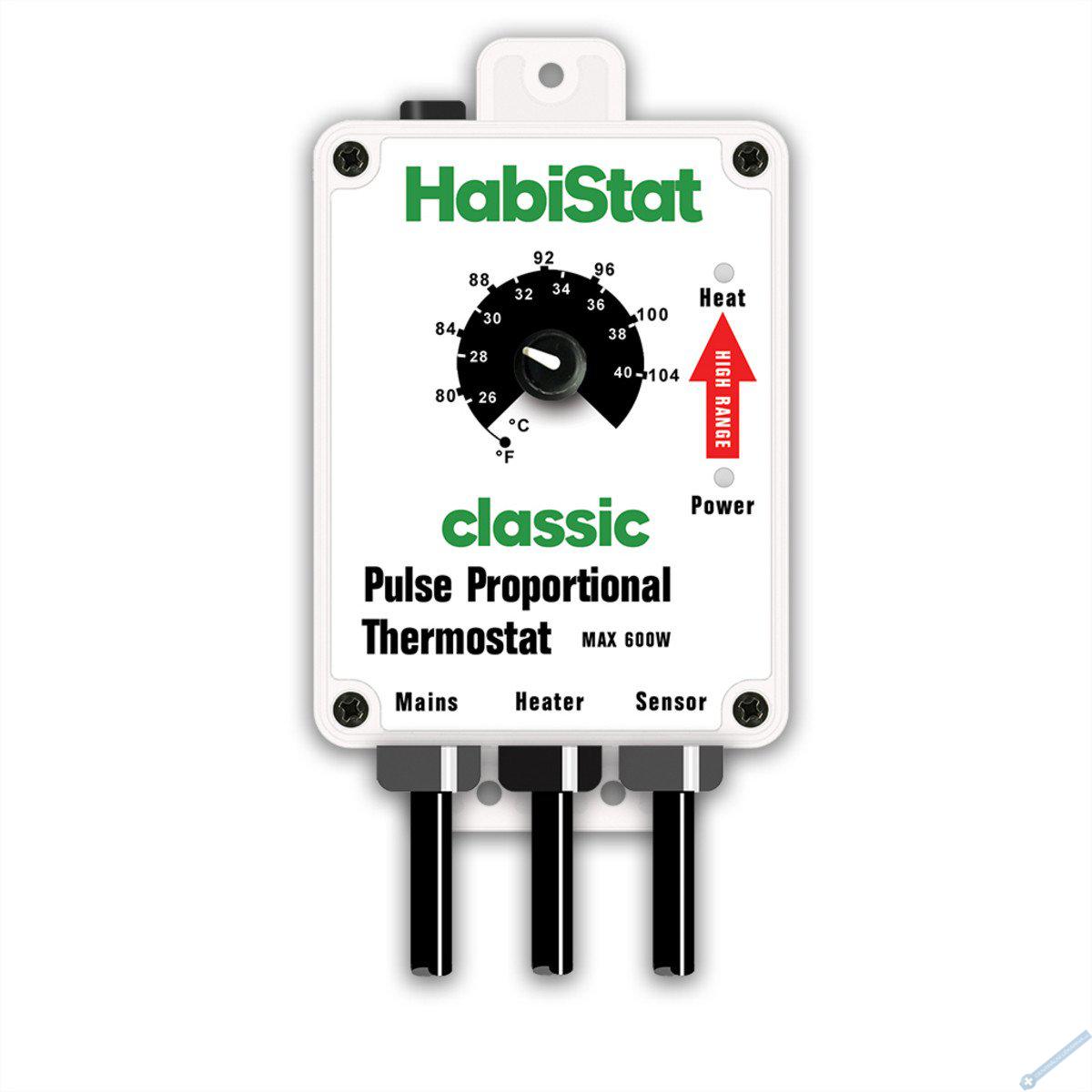 HabiStat pulzní termostat 26 - 40°C (High Range) bílý