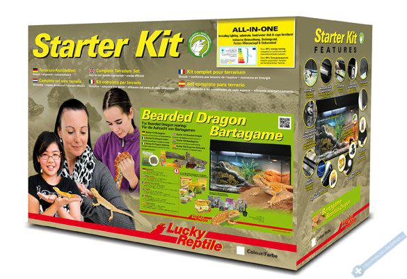 Lucky Reptile Starter Kit Bearded Dragon 80x40x52 cm bílé