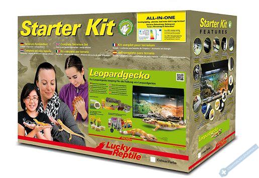 Lucky Reptile Starter Kit Leopard Gecko 80x40x52 cm černé