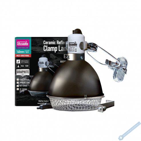 Arcadia Clamp Lamp Pro Halogen Basking Spot - Graphite