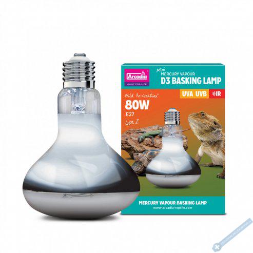 Arcadia D3 Basking Lamp 80W