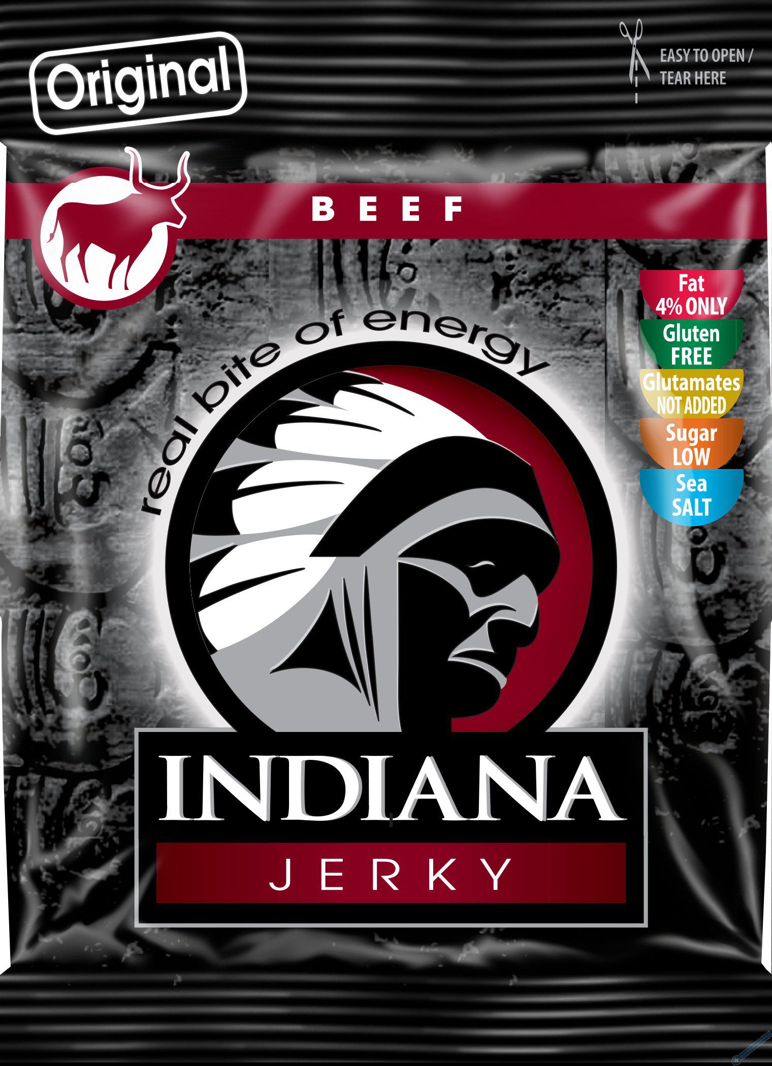 INDIANA Jerky hovězí Original 25g