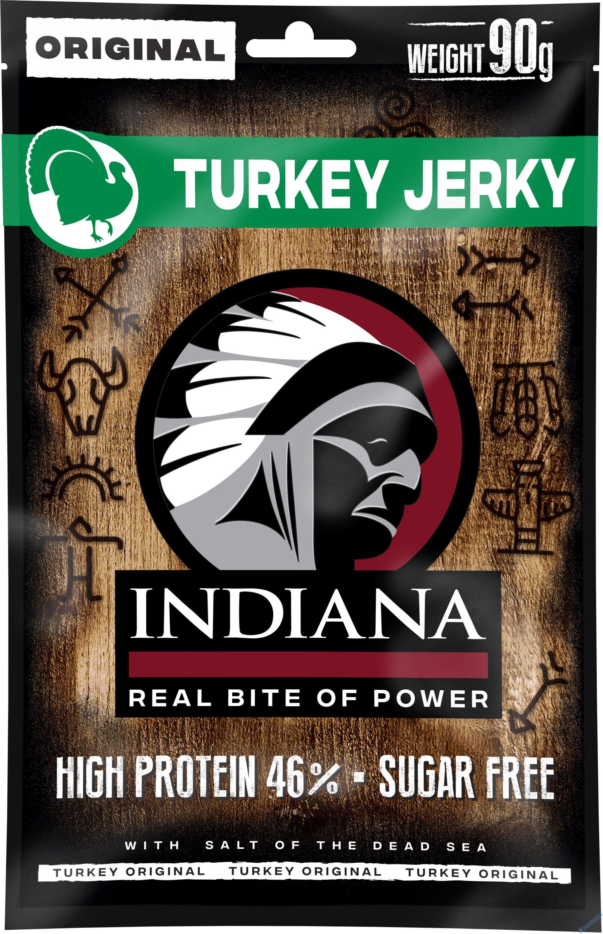 INDIANA Jerky krt Original ZIP 90g