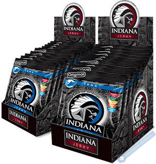 INDIANA Jerky tuňák Original 300g - display