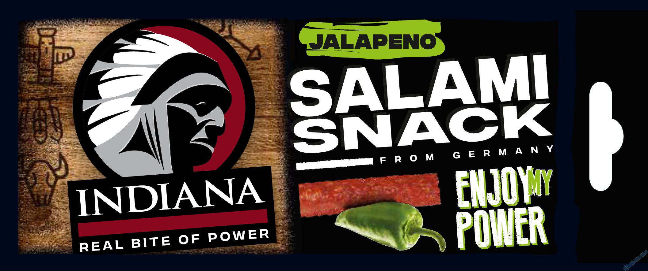 INDIANA Salami Snack Jalapeno 18g