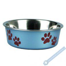 Karlie Miska nerezov s plastovm opltnm metalick modr 21,5cm 1500ml