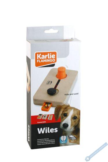 Karlie Interaktivní dřevěná hračka WILES 22x12cm