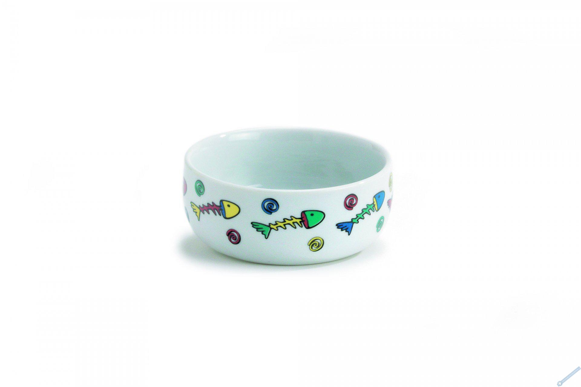 Beeztees Miska s dekorací porcelánová 11cm