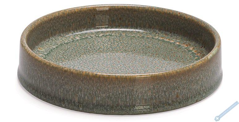Designed by Lotte Keramick miska pro koky Jace zelen 15cm