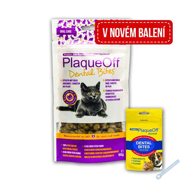 ProDen PlaqueOff Dental Bites Cat 60g