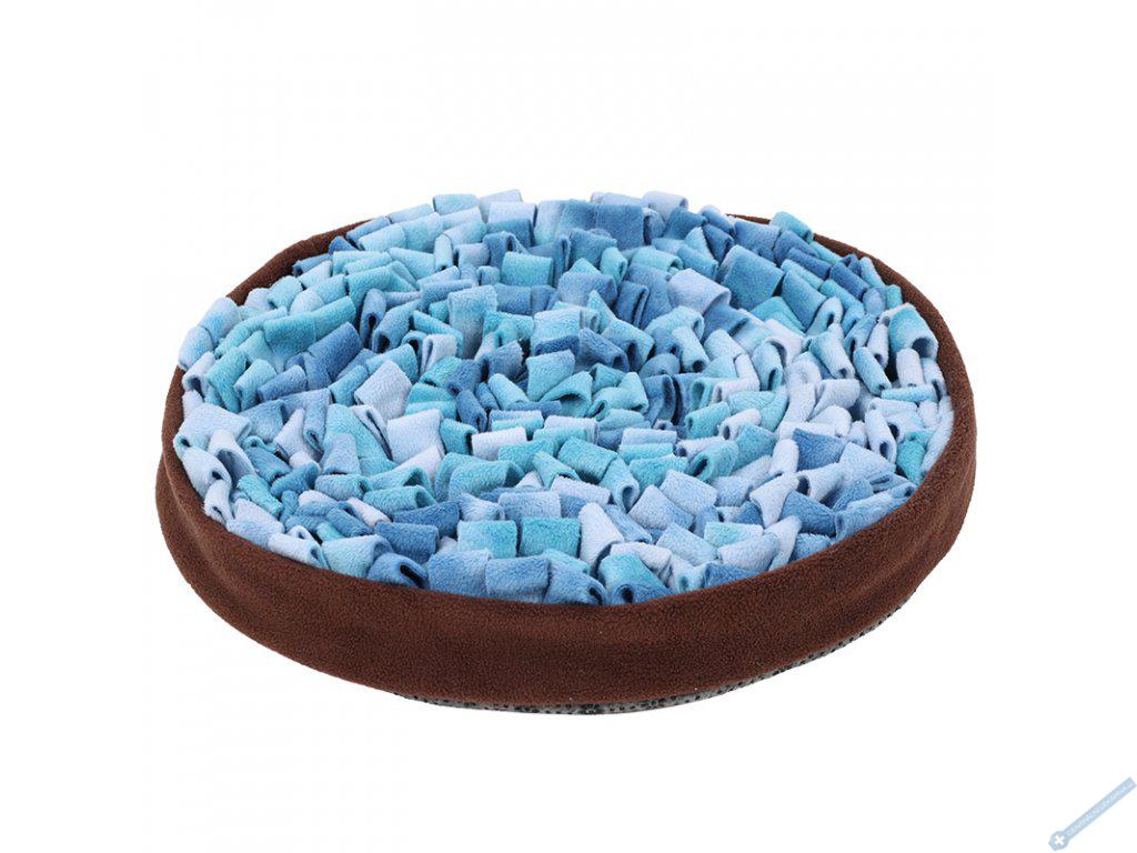 Čmuchací kobereček hustý s protiskluzem Modrý 42cm