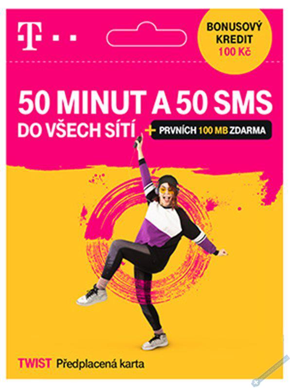 T-Mobile SIM Twist 50 MINUT A 50 SMS