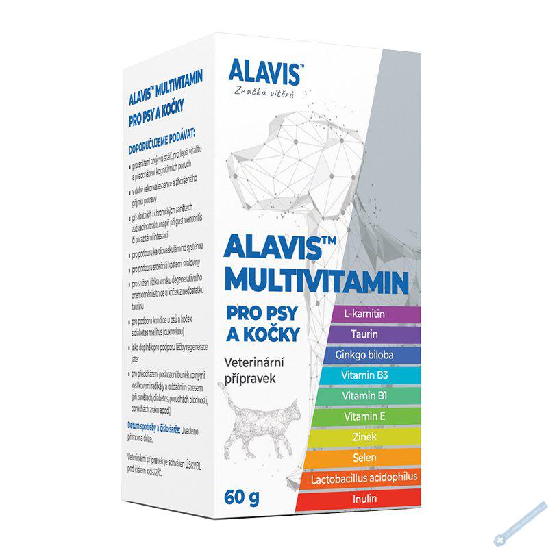 ALAVIS Multivitamin pro psy a koky 60g