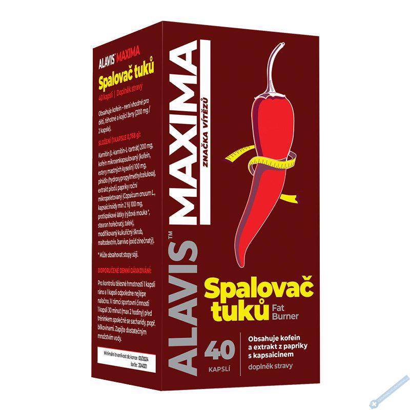 ALAVIS MAXIMA Spalova tuk 40 kapsl