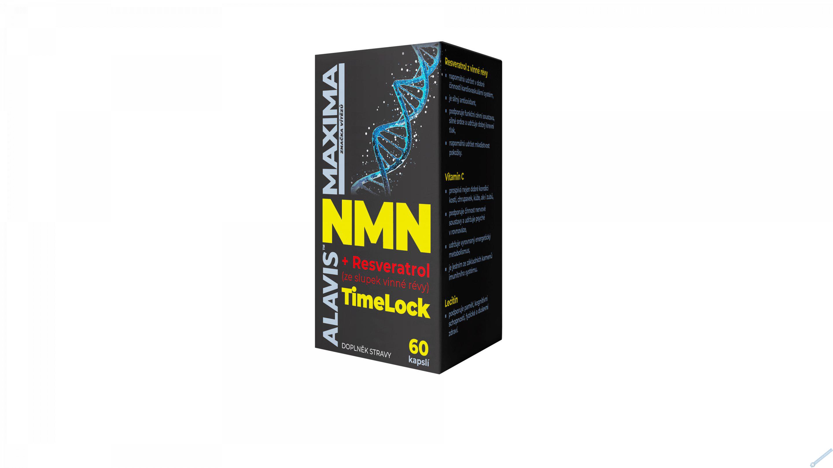 ALAVIS MAX Genetics TimeLock NMN 60 kapslí