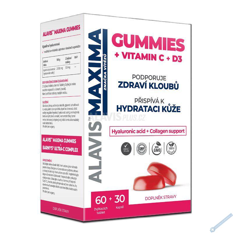 ALAVIS MAXIMA Gummies 60 tablet + 30 kapsl