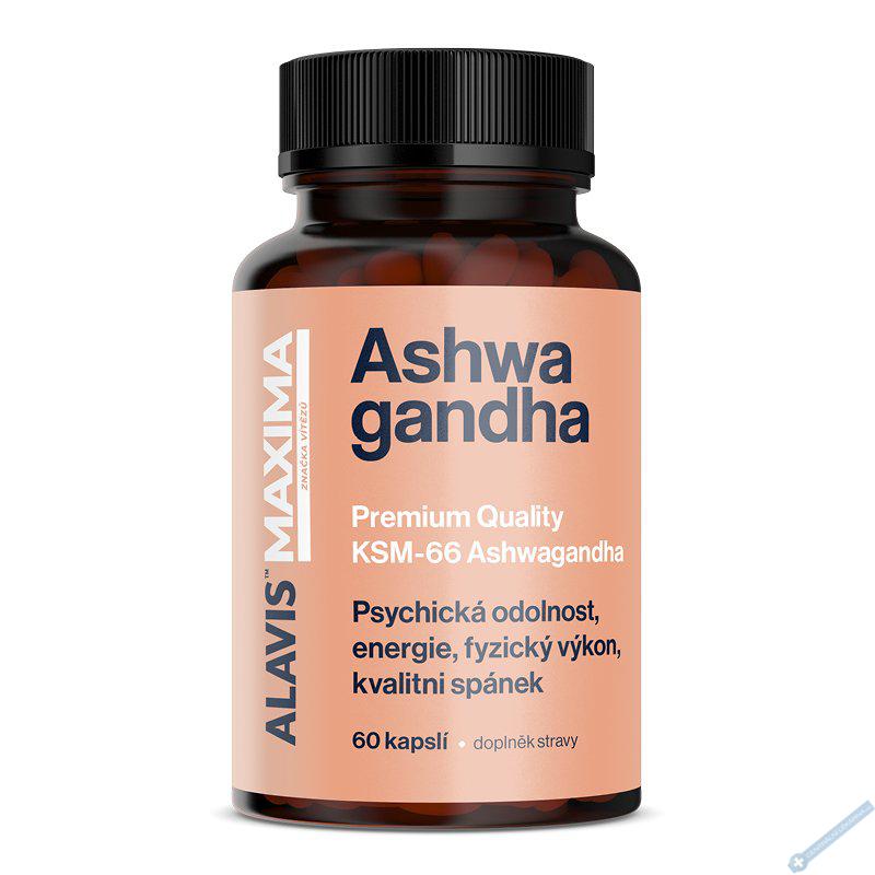 ALAVIS MAXIMA Ashwagandha ULTRA KSM-66, 60 kapsl�
