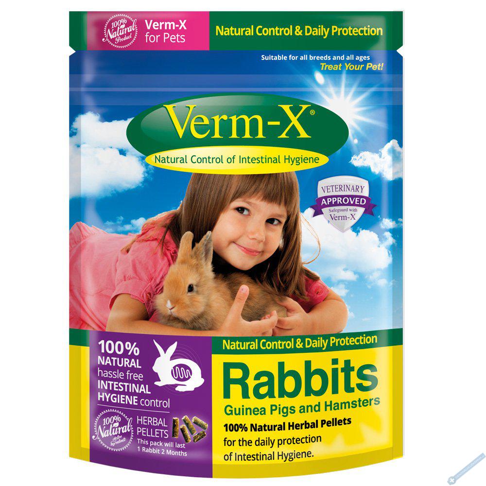 Verm-X Prodn nugetky proti stevnm parazitm pro hlodavce 180g