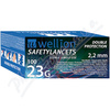 Wellion Safety Lancets jednorz. bezp. jeh. 23G 100ks