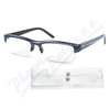 Brýle čtecí +2. 50 modro-černé s pouzdrem FLEX