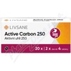LIVSANE Active Carbon 250 Aktivn uhl tbl. 20