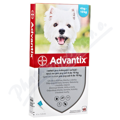 Advantix pro psy 4-10kg spot-on 1x1ml