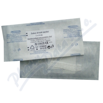 Zubn dren steriln 1x6cm-1ks Steriwund