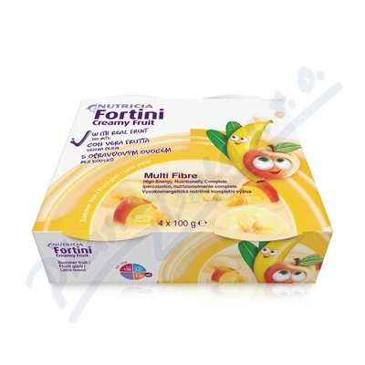 Fortini Creamy fruit multi fibre letn ov. 4x100g