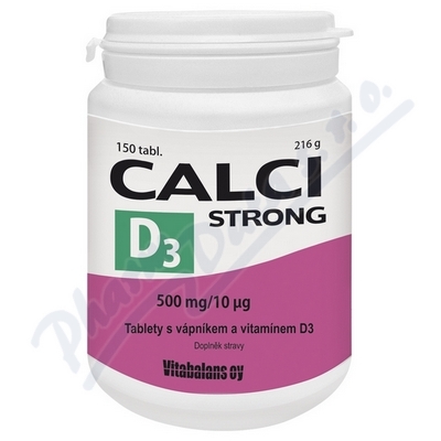 Calci Strong + vit.D3 tbl.150 Vitabalans
