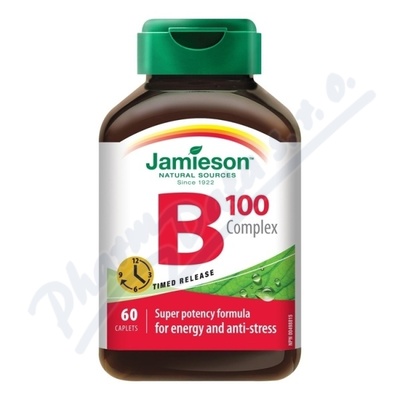 JAMIESON B-komplex 100mg s postupnm uvol.tbl.60