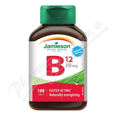 JAMIESON Vitamn B12 kyanokobalamn 250mcg tbl.100