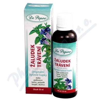 Kapky bylinn aludek-trven Dr.Popov 50ml