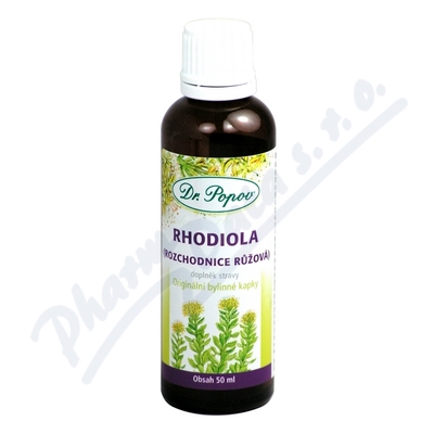 Kapky bylinn Rhodiola Rozchodnice Dr.Popov 50ml