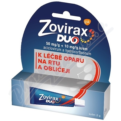 Zovirax Duo 50mg-g+10mg-g krm drm.crm. 1x2g