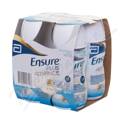 Ensure Plus Advance vanilkov pchu 4x220ml