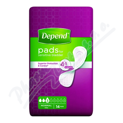 Inkontinenn vloky Depend Normal 14ks