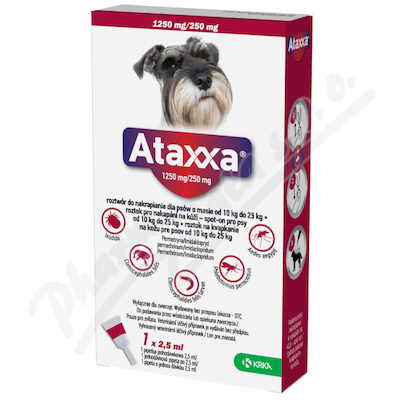 Ataxxa pro psy 10-25kg spot-on 1x2.5ml