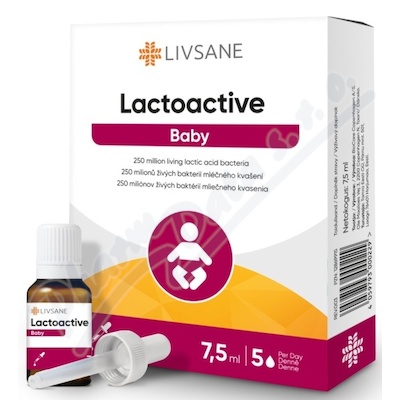 LIVSANE Laktoaktivn kapky pro dti 7.5ml