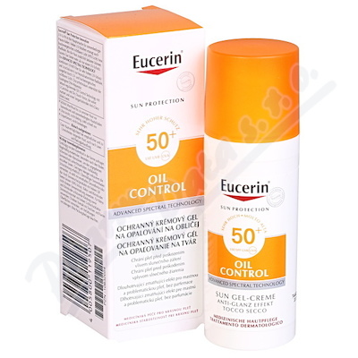 EUCERIN SUN gel na obl Oil Control SPF50+50ml