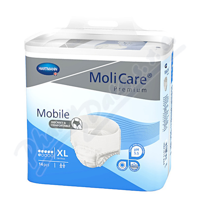 Inkont. kalh. MOLICARE MOBILE 6kapek XLarge 14ks