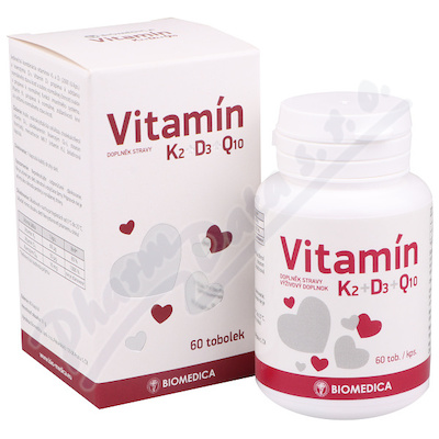 Vitamn K2+D3+Q10 tob.60