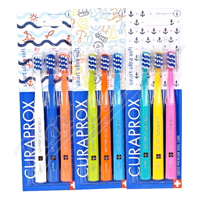 CURAPROX CS zubn kartek Smart Ultra Soft 3ks