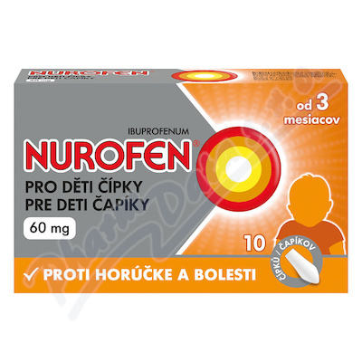 Nurofen pro dti pky 60mg rct.supp.10