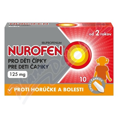 Nurofen pro dti pky 125mg supp.10