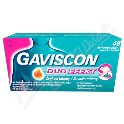 Gaviscon Duo Efekt vkac tablety tbl.mnd.48